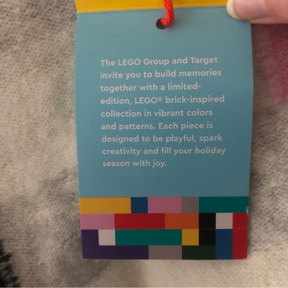 Lego X Target Color Block Stripe Long Cardigan Wool Blend NWT Size Medium - Picture 5 of 7